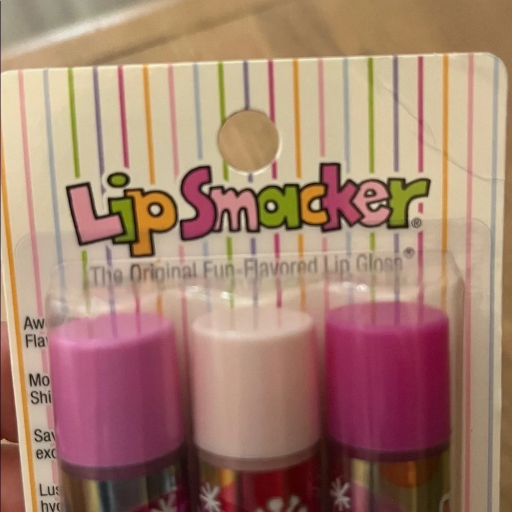 Vintage Discontinued Bonne Bell Inc Lip Smackers Holiday 3-Pack Sealed Lip Gloss